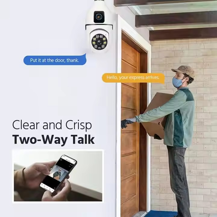 Caméra Ampoule WiFi 360°