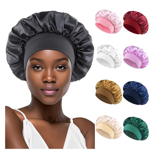 Lot de 5 Bonnets en Satin Multicolores